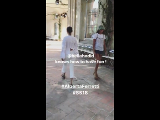 Репетиция показа «alberta ferreti» весна/лето 2018 (20 09 17)