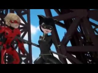 Miraculous ladybug and cat noir ; marinette dupain cheng ; ladybug ; ladynoir