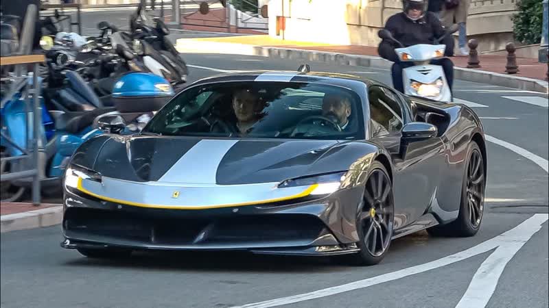 Supercars in monaco 2022 34 ( sf90 stradale, specialea, 600lt, gt2rs, gt3rs mr )