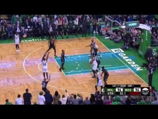 Terry rozier clutch stepback three to take the lead with 0 5 left!