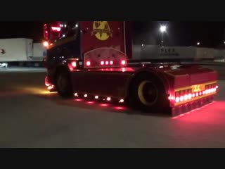 Henrik hansen scania 4 serie and 2x mercedes (loud v8 sound)