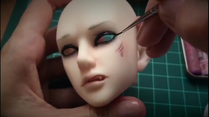 Ball jointed doll bjd rinku makeup by looloo (ringdoll 2018)