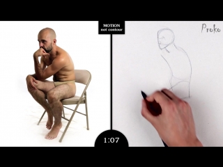 Proko figure drawing fundamentals 01 gesture gesture quicksketch 2 minute pose (9)