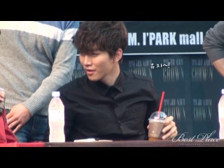 [fancam] 130525 ‘grown’ yongsan fansign junho & chansung