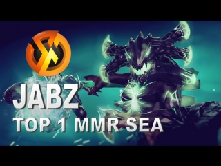 Jabz top 1 mmr sea outworld devourer ranked gameplay dota 2