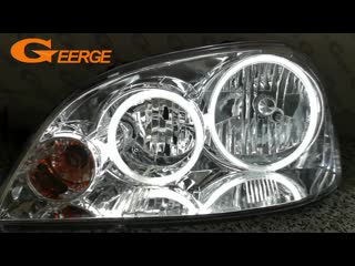 For chevrolet lacetti optra nubira 2002 2008 excellent ccfl angel eyes kit halo rings ultra bright ccfl illumination