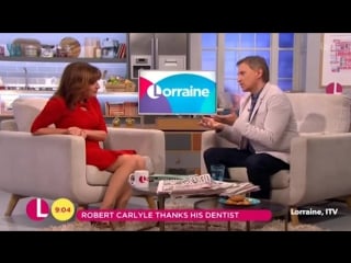 Robert carlyle reveals on lorraine he had a tooth removed to prepare for his role in t2 trainspotting 2