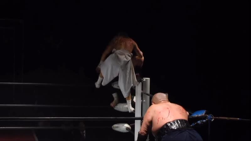 Abdullah kobayashi &amp; drew parker vs isami kodaka &amp; yuko miyamoto [light tubes porn match]