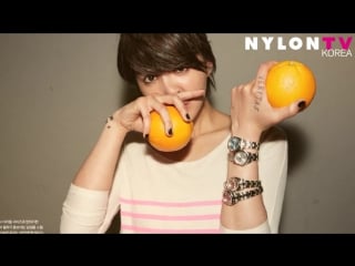 [nylon tv korea] lee si young and hazzys watch