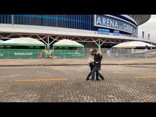 Танго канженге/tango canyengue | marcio carreiro & cheila oliveira | arena do grêmio poa rs copa américa 2019 | brasil x pa