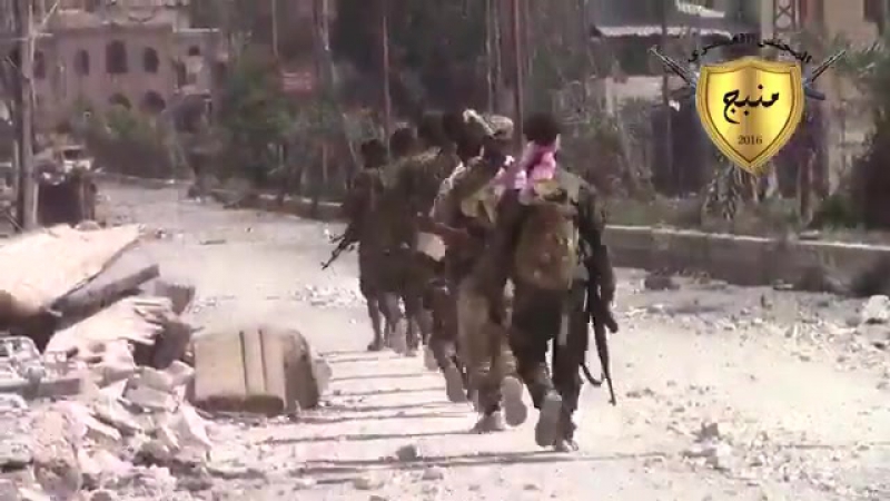 Курдские формирования в столице боевиков иг городе ракка#3