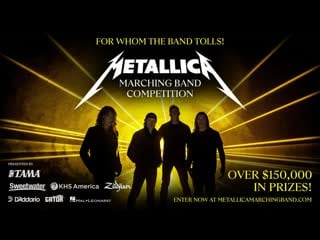 Metallica marching band competition for whom the band tolls