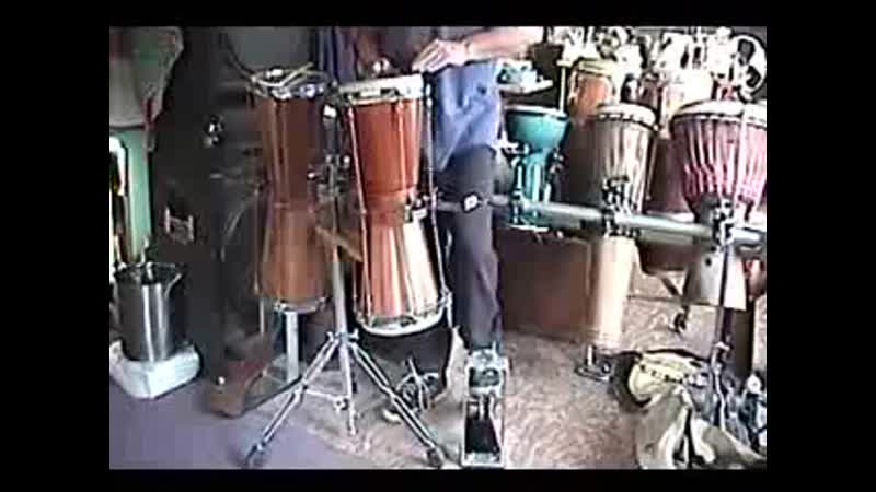 Удивительная перкуссия pedal talking drum