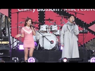 [fancam] 180407 soyou x junggigo some @ 2018 cherry blossom festival