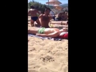 Wasserangriff am strand böyle islattırlar