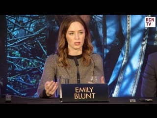 Into the woods press conference meryl streep, emily blunt, james corden