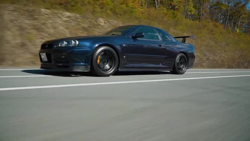 [siberian beard] унижающий современные спорткары старый nissan skyline gt r v spec