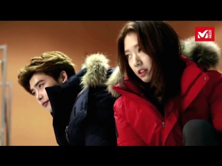 [video] #parkshinhye @ssinz #leejongsuk photoshoot for #millet 2015 f w collec