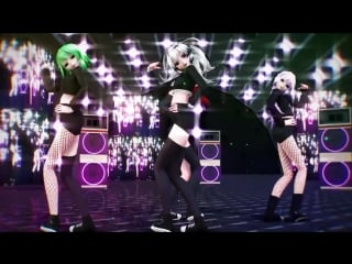 【mmd】excuse me gumi, v flower, yukari, cul