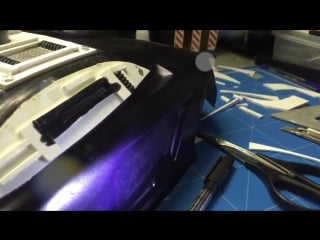 Rc drift car post apocalyptic lambo lexan body modified