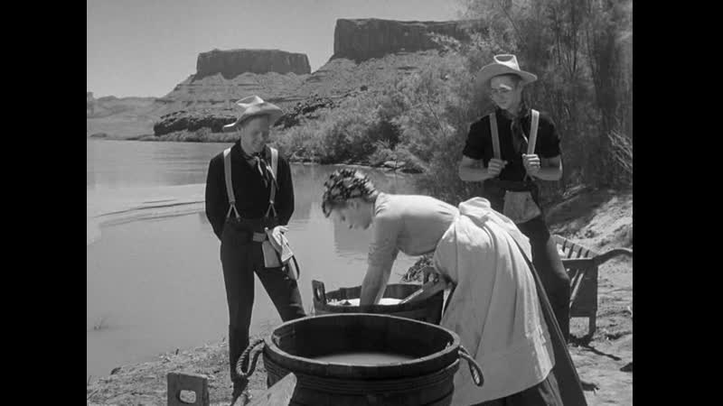 Джон уэйн в фильме "рио гранде" (мелодрама,вестерн,сша,1950)