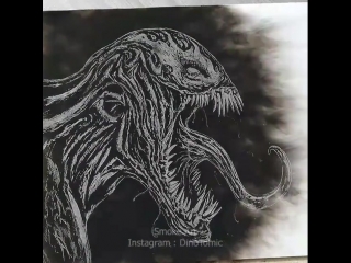 Venom smoke art by dino tomic