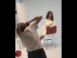 Natalia oreiro backstage para black pearl [3]