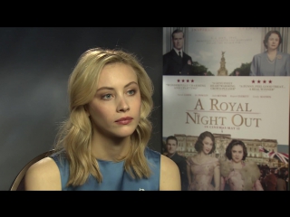 Sarah gadon exclusive interview a royal night out