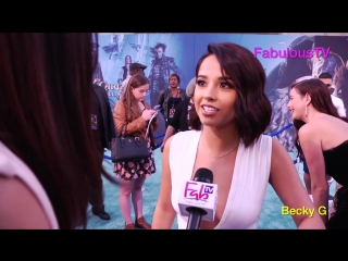 Becky g at pirates of the caribbean ocean carpet on fabuloustv