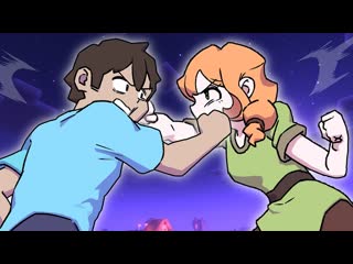 Стив против алекс битва за алмазы | steve vs alex diamond battle (minecraft anime)