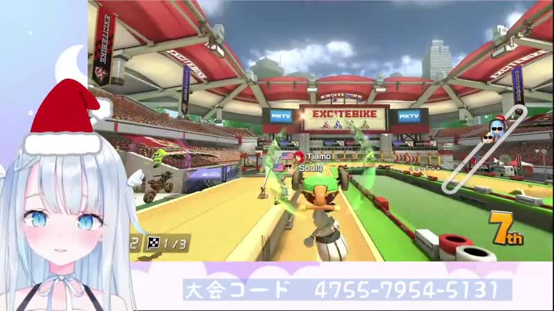 [天使うと / amatsuka uto] 参加型マリオカートだ！！participatory mario kart! come on!![mariokart 8]