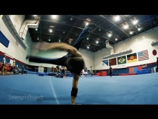 Simonster monster power calisthenics session air flares, headspins at newhope gymnastics