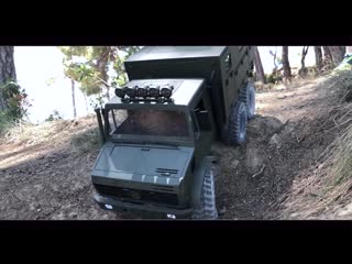 Unimog 1 10 6x6 build on axial stunning+rc models