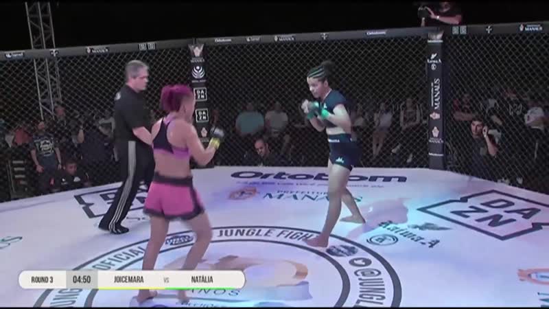 Jungle fight 100 natália silva (team borracha) x joice mara (prvt)
