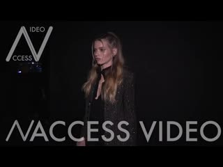 Felicity jones, abbey lee and more at saint laurent fashion show in paris