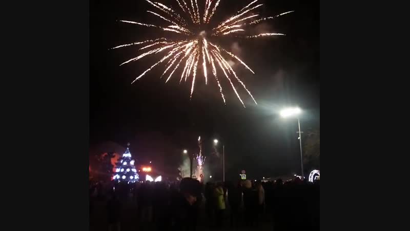 Новогодний салют в евпатории 2019