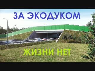 За экодуком жизни нет! калужская область, трасса м 3 "украина" {23 10 2018}