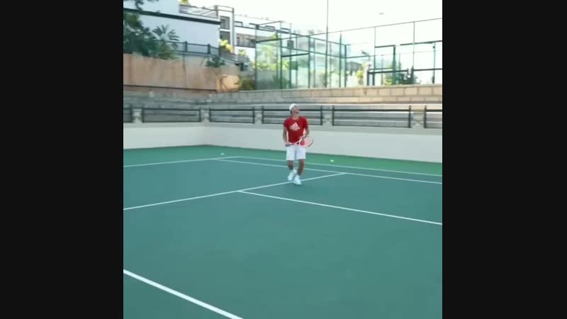 Best trickshot dominic thiem 🇦🇹