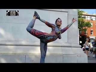 New york body painting day 2018 (480p)