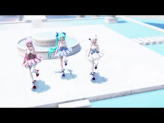 642【mmd】perfume spring of life【tda miku haku luk(1080p hd)