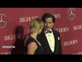 Kate winslet & johnny depp at palm springs international film festival