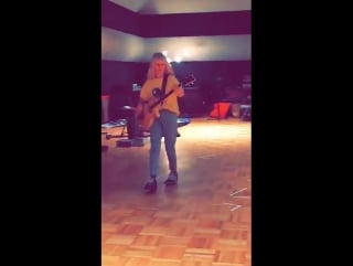 Hayley and zac using heelys in the studio (yelyahsnaps)