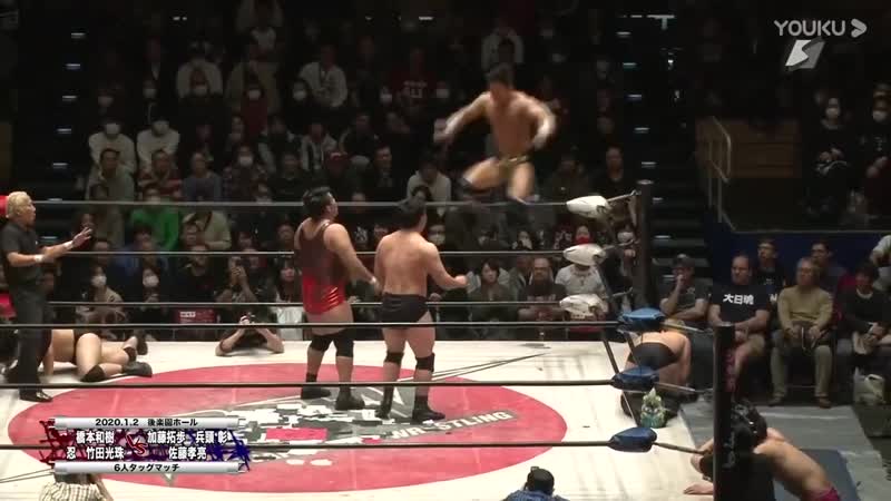 Kazuki hashimoto, koju takeda &amp; shinobu vs akira hyodo, kosuke sato &amp; takuho kato (bjw new year's porn match)