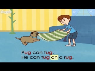Word families 18 pug can tug level 1 by little fox