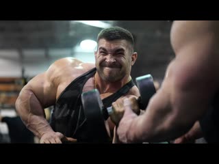 Hunter labrada & derek lunsford train arms