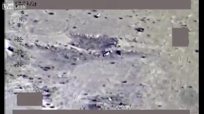 Ми 28 и ми 35 иракских вс уничтожают крупную колонну игил