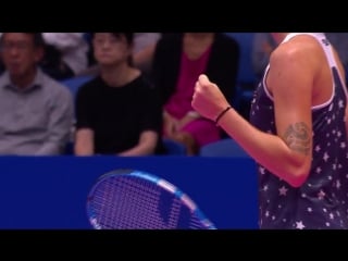 Lob perfection from @kapliskova! she trails riske here in the second set 3 4 @torayppo 東レppoテニス