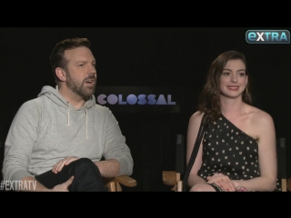 Anne hathaway dishes on being pregnant during ‘colossal’ filming