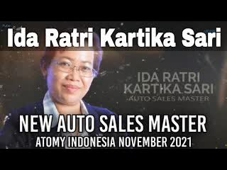 Ida ratri kartika sari new auto sales master atomy indonesia november 2021