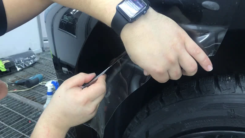 Бронирование переднего бампера